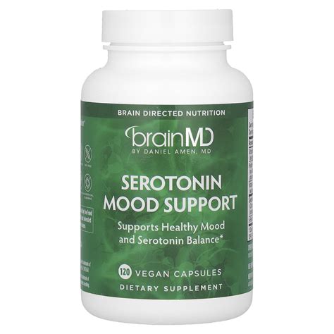 BrainMD Serotonin Mood Support 120 Vegan Capsules