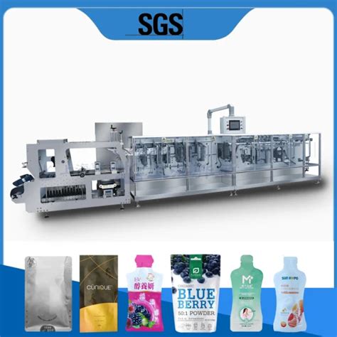 Automatic Horizontal Doypack Zipper Seal Stand Up Grain Granule Rice