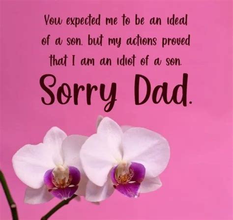 Best Sorry Message For Dad Meme And Chill