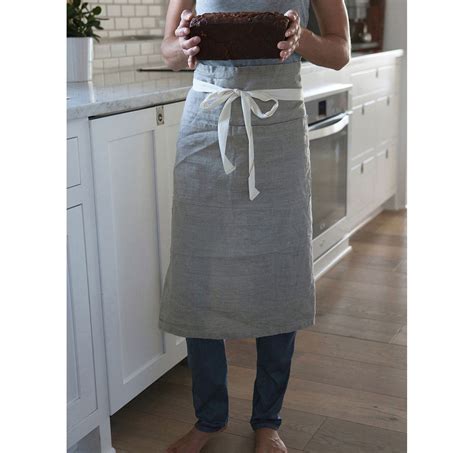 The Linen Half Apron Half Apron Classic Apron Apron