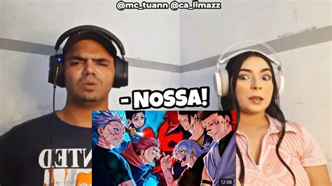 React Feiticeiros VS Maldições Combate de Rimas Prod Inside