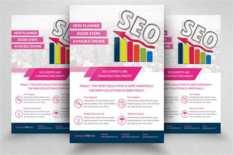 Seo Marketing Flyer Poster Template By Designhub Thehungryjpeg