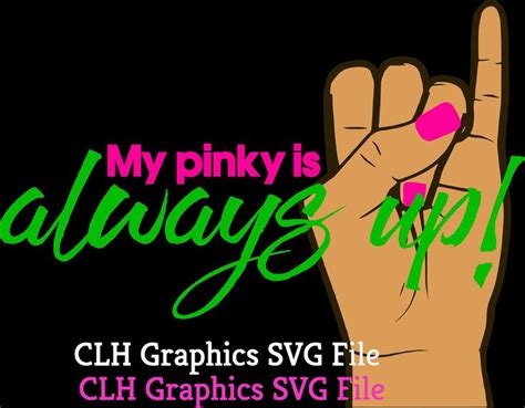 My Pinky Always Up File Etsy Aka Sorority Ts Aka Sorority