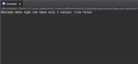 Github Vaibhavmojidra Java Demo Primitive Data Type Boolean The