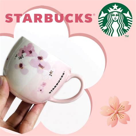 Jual Gelas Starbucks Keramik Mug Starbucks Cheery Blossom Bahan