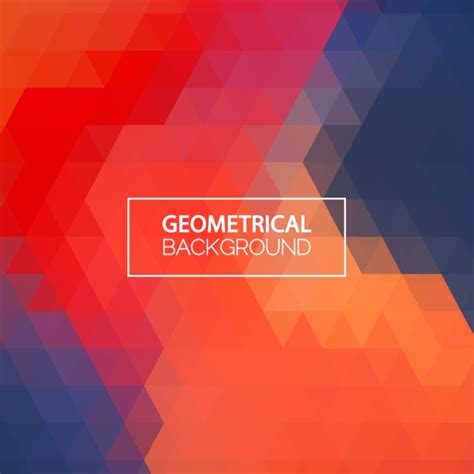 Fondo Geom Trico Moderno Color Azul Oscuro Naranja Resumen