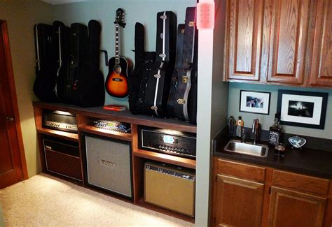 Wall Mounted Brackets Keep Guitars And Cases Secure And A Durable