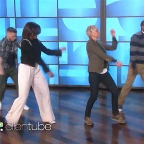 Watch Michelle Obama And Ellen Degeneres Have Epic Dance Off To Uptown