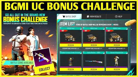 Bgmi New Uc Bonus Challenge😍 New Look Is Here Get Free Groza Skin