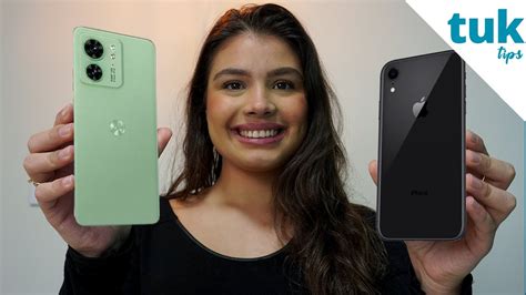 EDGE 40 VS IPHONE XR QUAL É O MELHOR Falei a Verdade comparativo