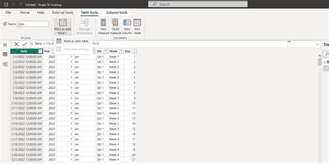 Como Criar Uma Tabela De Datas No Power BI Strong The One