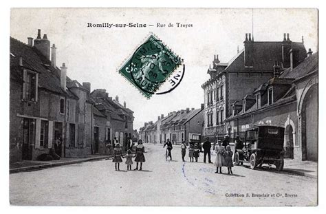 Romilly Sur Seine Romilly Sur Seine Rue De Troyes Carte Postale