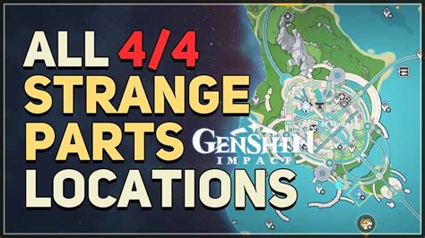 All 4 Strange Parts Locations Genshin Impact YouTube