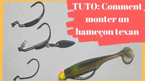 TUTO DE PECHE 01 comment monter un hameçon texan SOUTH FISHING