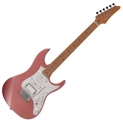 Ibanez Az2204 Hrm Az Prestige 6 String Rh Electric Guitar With Case Hazy Rose Metallic Canada