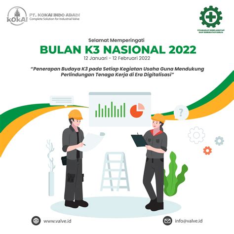 Selamat Memperingati Bulan K3 Nasional 2022 PT Kokai Indo Abadi