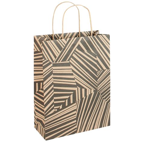 Sacs Papier Kraft Collection Zebra Poign Es Kraft Torsad Es Laval Europe