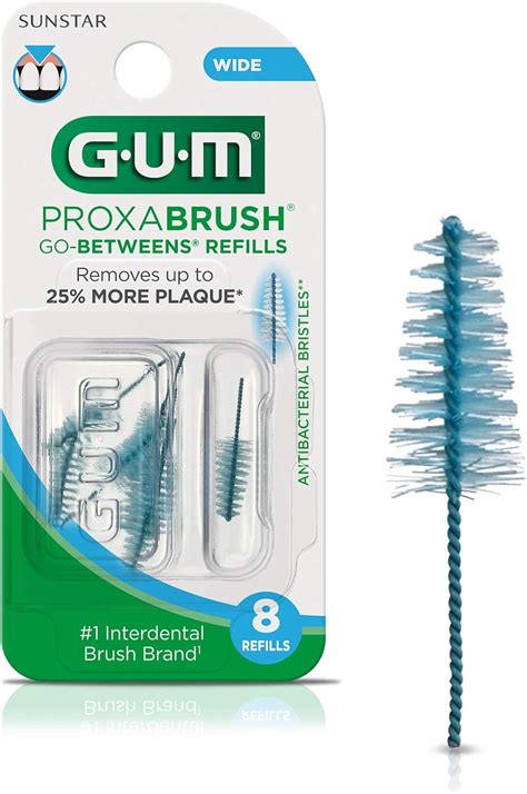 Amazon co jp GUM ゴービトウィーンズProxabrushリフィルワイド 8カラット6パックを ドラッグストア