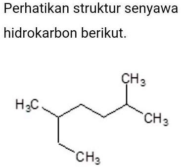 SOLVED Perhatikan Struktur Senyawa Berikut Nama Struktur Senyawa