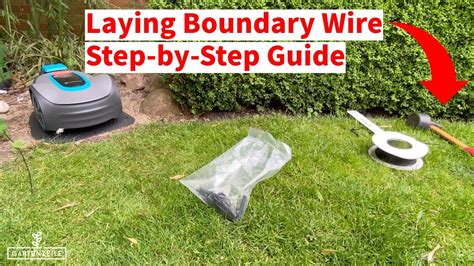 Laying Boundary Wire For Robotic Lawn Mowers Step By Step Guide