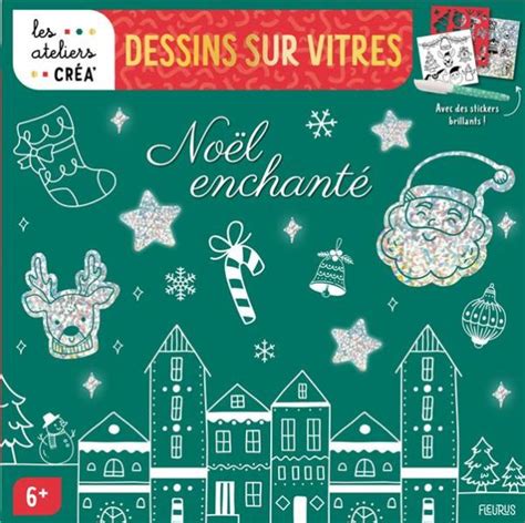 Dessins Sur Vitres Noel Enchante Avec Stickers Holographiques