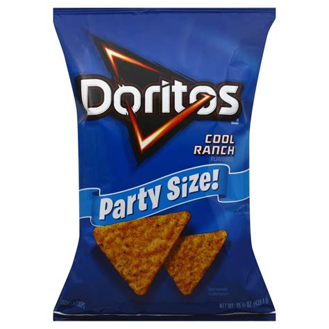 Doritos Cool Ranch Tortilla Chips Party Size Shop Chips At H E B