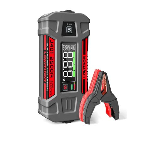 Review Lokithor J Jump Starter With W Usb C Off