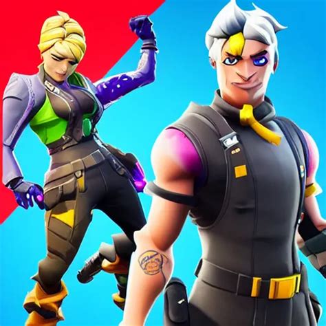 Fortnite X Genshin Impact Crossover Game Stable Diffusion