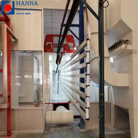 Automatic Spraying Pretreatment System Powder Coating Line For Aluminum