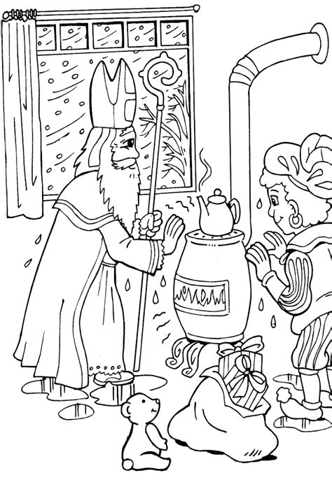 Saint Nicholas Coloring Pages And Books 100 Free And Printable