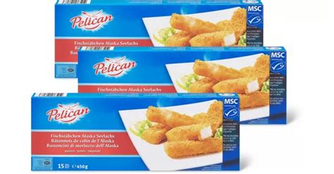 Pelican Fischst Bchen Alaska Seelachs Im Er Pack Msc Rabatt