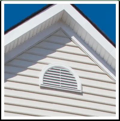 Decorative Gable Vents Rectangular Shelly Lighting