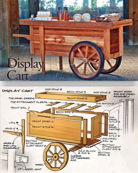 Display Cart Plans - Outdoor Plans and Projects | WoodArchivist.com ...