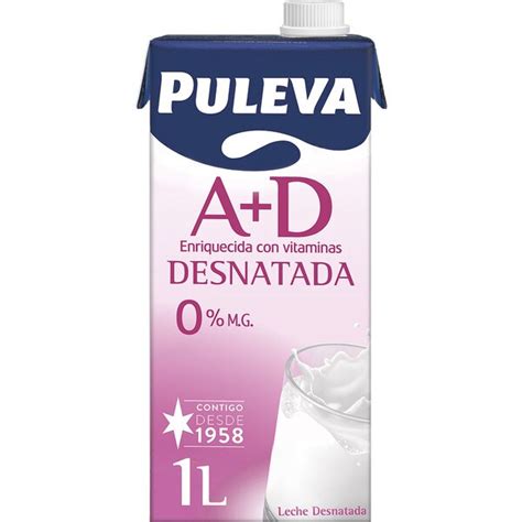 Comprar Leche Desnatada Con Vitamina A D Brik L Puleva