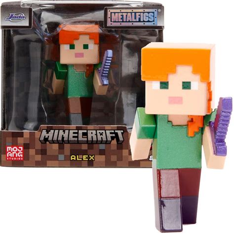 Minecraft Metalowa Figurka Kolekcjonerska Alex Metalfigs Cm Jada