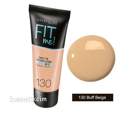 Maybelline Fit Me Matte Plus Poreless Foundation 130 Buff Beige Kozmetikcim