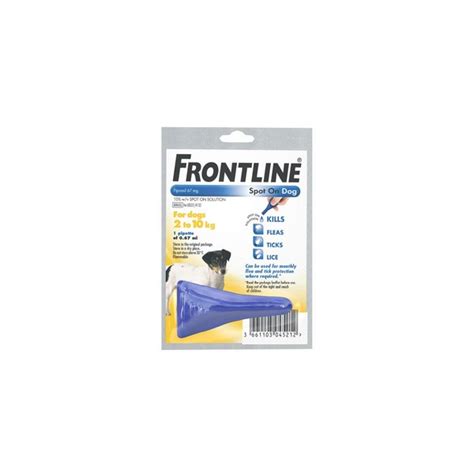 Frontline Spot On Small Dog 2-10kg (1Pipette) – Pet Paradise – Pet ...