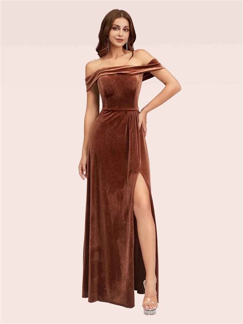 Velvet Prom Dresses Rush Service Available Cetims