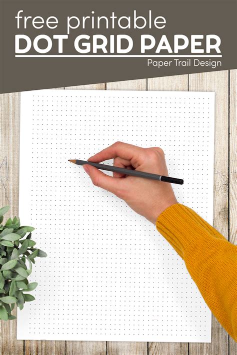 Happy Planner Dot Grid Paper Free Printable Paper Trail Design