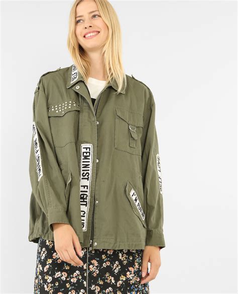 Parka Army Multi Patchs Pimkie