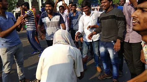 Beggar Dancing Mob Dance At Happy Sunday Vijaywada Youtube