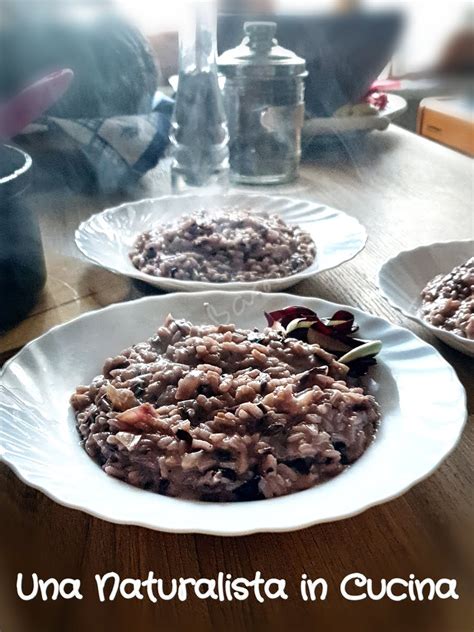 Risotto Al Radicchio Tardivo Di Treviso E Asiago Fresco Una