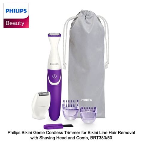 Philips Bikini Genie Cordless Trimmer For Bikini Line Hair With