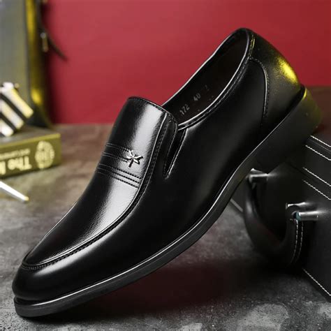 Mocassins De Couro Leves Confort Veis Masculinos Sapatos De Vestido