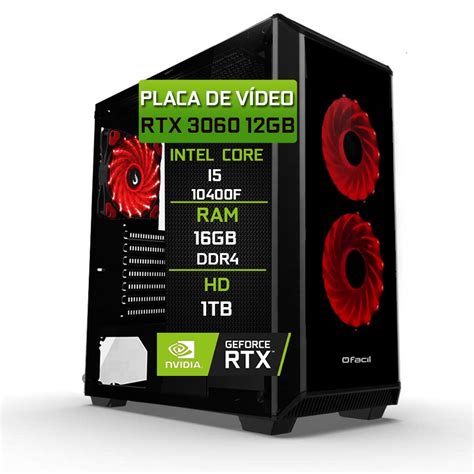 Pc Gamer F Cil Intel Core I F Gera O Gb Ddr Rtx