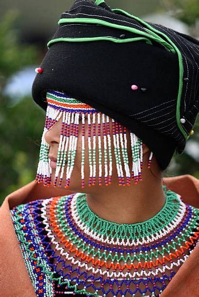 French wife Anais Grimaud of Mandla Mandela during their traditional ...