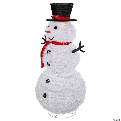 Northlight 4 Lighted Pop Up Snowman Outdoor Christmas Decoration