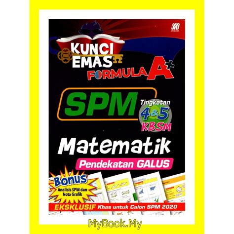 Myb Buku Nota Latihan Kunci Emas Formula A Tingkatan Spm Kbsm