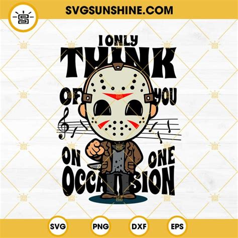 Jason Voorhees Two Occasions Svg Friday The 13th Svg Funny Horror