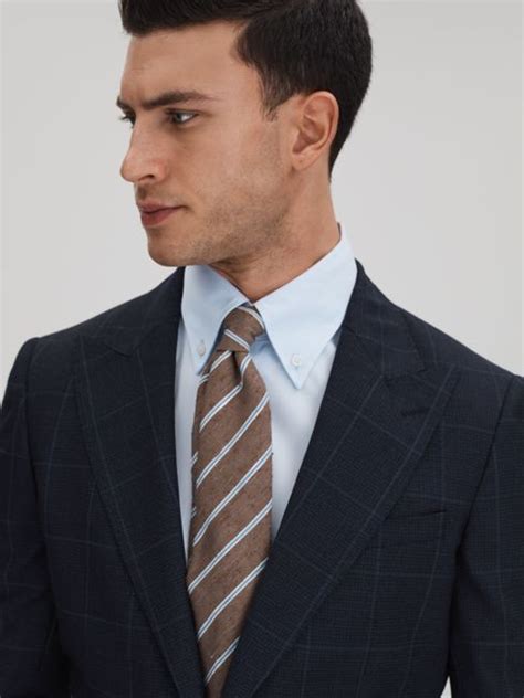 Reiss Klink Wool Check Single Breasted Blazer Reiss Usa